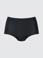 UNIQLO AIRism - бесшовные трусики-шорты с высокой талией -  09 BLACK