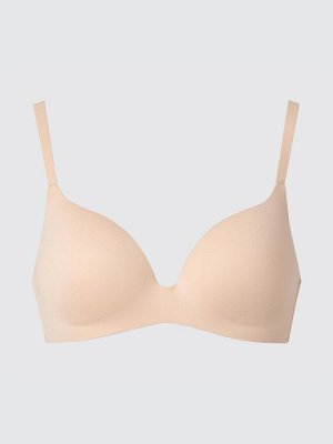 UNIQLO - комфортный бюстгальтер без косточек с 3D-фиксацией - 09 BLACK