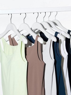UNIQLO - топ Airism со вставным бюстгальтером - 35 BROWN