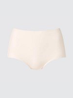 UNIQLO AIRism - бесшовные трусики-шорты с высокой талией - 30 NATURAL