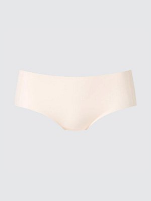 UNIQLO AIRism - бесшовные трусики-шорты с высокой талией - 30 NATURAL