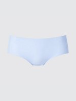 UNIQLO AIRism - бесшовные трусики-шорты с высокой талией - 60 LIGHTBLUE