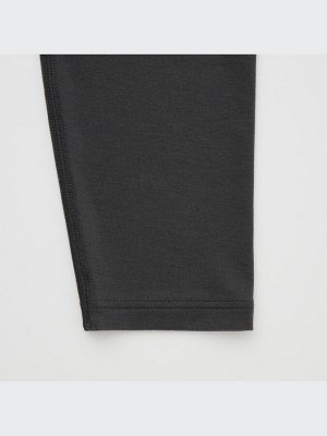 UNIQLO Heattech — легкие эластичные термо-леггинсы - 08 DARK GRAY