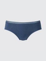 UNIQLO - однотонные трусики с кружевным краем - 67 BLUE