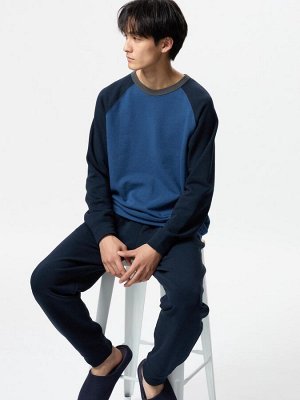 UNIQLO - ультраэластичный домашний комплект из хлопка - 67 BLUE