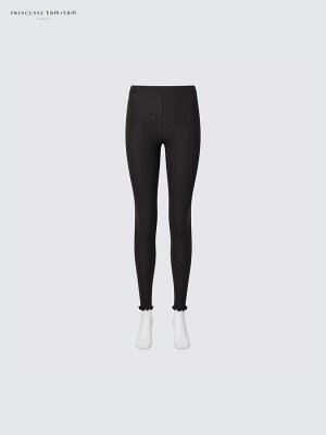 UNIQLO х Princess Tam Tam - эластичные термо-леггинсы Ultra Warm Heattech с кашемиром