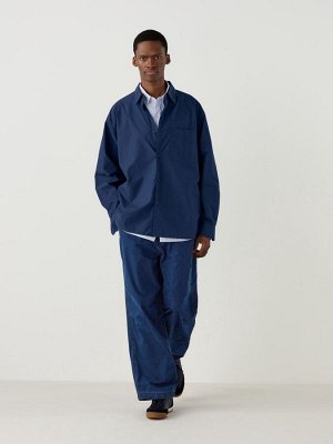 UNIQLO - хлопковая оверсайз рубашка - 00 WHITE