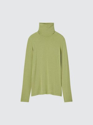 UNIQLO Heattech - тонкая термо-кофта с длинным рукавом - 52 GREEN