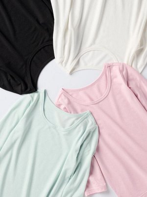 UNIQLO Heattech - тонкая термо-кофта для малышей - 09 BLACK