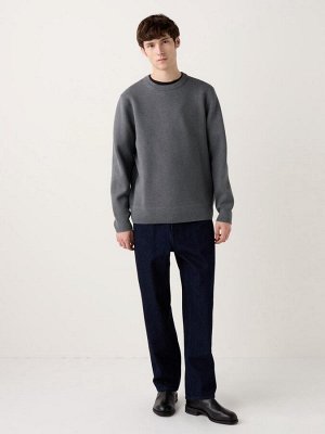 UNIQLO - трикотажный свитер унисекс с круглым вырезом Milano