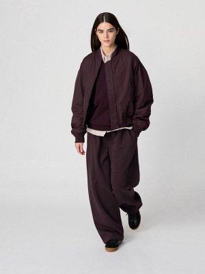 UNIQLO: C - широкие брюки прямого силуэта увеличенной длины - 69 NAVY
