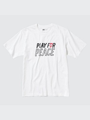 UNIQLO - хлопковая футболка PEACE FOR ALL - Kei Nishikori