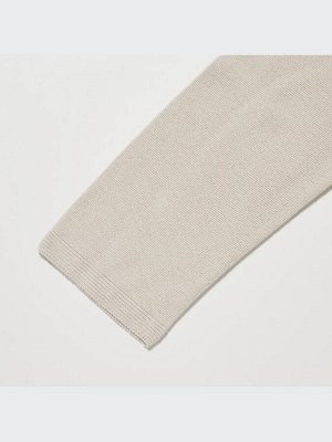 UNIQLO - свитер с круглым вырезом из 3D хлопка - 01 OFF WHITE