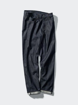 UNIQLO - джинсы селвидж прямого кроя