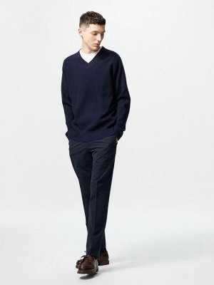 UNIQLO - легкие классические брюки до щиколотки - 69 NAVY