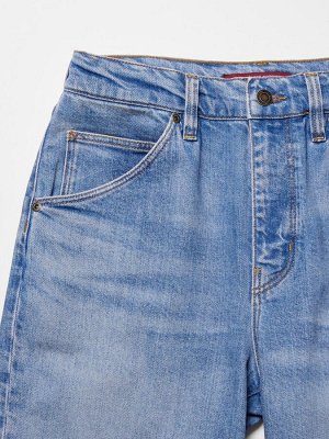 UNIQLO - комфортные укороченные джинсы - 68 BLUE