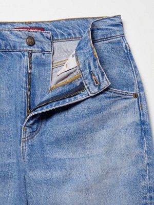 UNIQLO - комфортные укороченные джинсы - 68 BLUE
