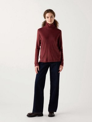 UNIQLO Heattech — тонкая термо-водолазка на флисе - 58 DARK GREEN
