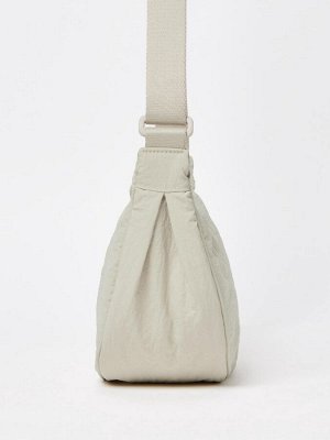 UNIQLO — круглая мини-сумка через плечо - 30 NATURAL