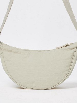 UNIQLO — круглая мини-сумка через плечо - 30 NATURAL