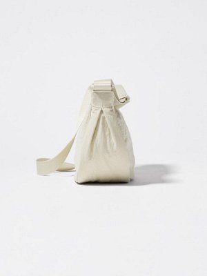 UNIQLO — круглая мини-сумка через плечо - 30 NATURAL