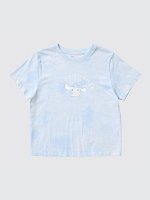 UNIQLO - хлопковая футболка с персонажами Sanrio - 60 LIGHT BLUE