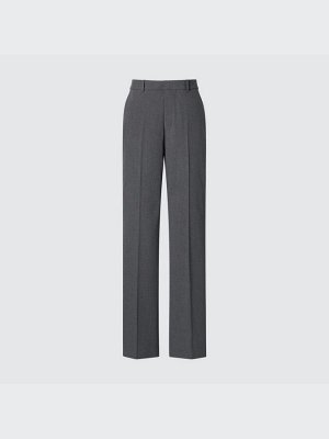 UNIQLO — эластичные брюки со стрелками - 69 NAVY
