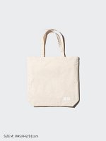 UNIQLO - хлопковый шоппер с лого UNIQLO