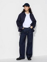 UNIQLO - прямые широкие джинсы из денима