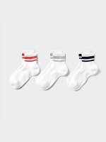 UNIQLO - набор из 3-ех пар носочков с контрастными полосками