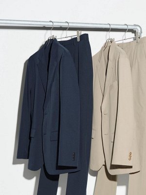 UNIQLO - легкий пиджак из гладкой ткани - 32 BEIGE