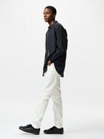 UNIQLO - ультраэластичные джинсы прямого кроя - 00 WHITE