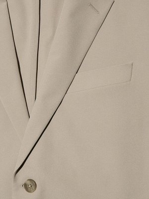 UNIQLO - легкий пиджак из гладкой ткани - 32 BEIGE