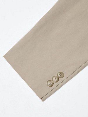 UNIQLO - легкий пиджак из гладкой ткани - 32 BEIGE