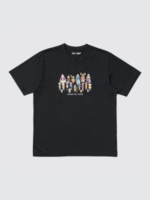 UNIQLO UT - хлопковая футболка с принтом "Dragon Ball" - 09 BLACK