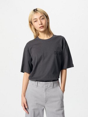 UNIQLO UT - хлопковая футболка унисекс с принтом Жан-Мишель Баския