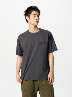 UNIQLO UT - хлопковая футболка унисекс с принтом Жан-Мишель Баския