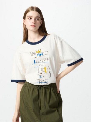 UNIQLO UT - хлопковая футболка с принтом Жан-Мишель Баския