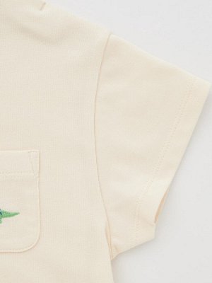UNIQLO - футболка с вышивкой на кармане для малышей
