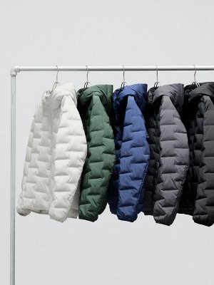 UNIQLO — стёганый пуховик с удобным капюшоном бу