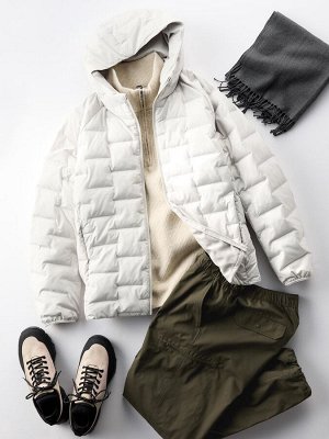 UNIQLO — стёганый пуховик с удобным капюшоном бу
