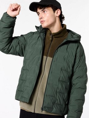 UNIQLO — стёганый пуховик с удобным капюшоном бу