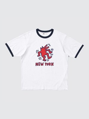 UNIQLO UT - хлопковая футболка унисекс с принтом от Кит Харинг