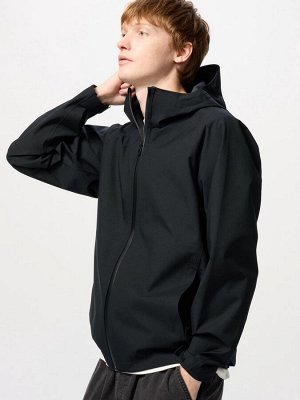 UNIQLO - куртка с защитой от ветра и дождя Block Tech - 09 BLACK