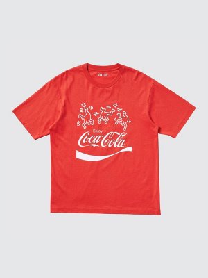UNIQLO - футболка коллаборации Сoca-cola&Keith Haring
