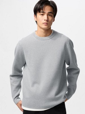 UNIQLO - трикотажный свитер унисекс с круглым вырезом Milano