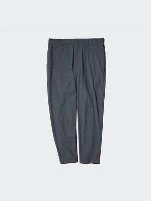 UNIQLO - ультраэластичные брюки классического кроя - 08 DARKGRAY