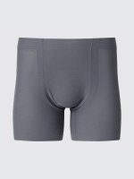 UNIQLO AIRism - бесшовные боксеры из сетчатого материала - 08 DARKGRAY