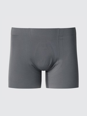 UNIQLO - бесшовные трусы-боксеры Airism - 08 DARKGRAY