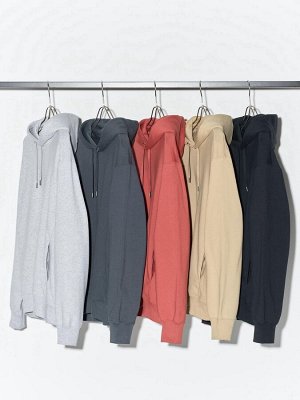 UNIQLO - хлопковая толстовка унисекс с капюшоном -  31 BEIGE